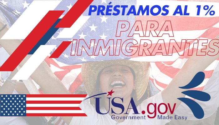 Préstamos al 1% para Inmigrantes